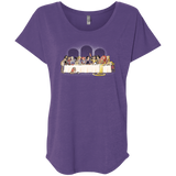 T-Shirts Purple Rush / X-Small Princess Dinner (2) Triblend Dolman Sleeve