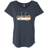 T-Shirts Vintage Navy / X-Small Princess Dinner (2) Triblend Dolman Sleeve