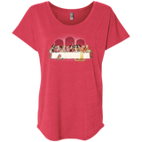 T-Shirts Vintage Red / X-Small Princess Dinner (2) Triblend Dolman Sleeve