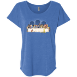 T-Shirts Vintage Royal / X-Small Princess Dinner (2) Triblend Dolman Sleeve