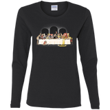 T-Shirts Black / S Princess Dinner (2) Women's Long Sleeve T-Shirt