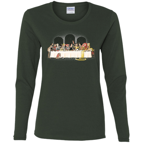 T-Shirts Forest / S Princess Dinner (2) Women's Long Sleeve T-Shirt