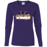 T-Shirts Purple / S Princess Dinner (2) Women's Long Sleeve T-Shirt