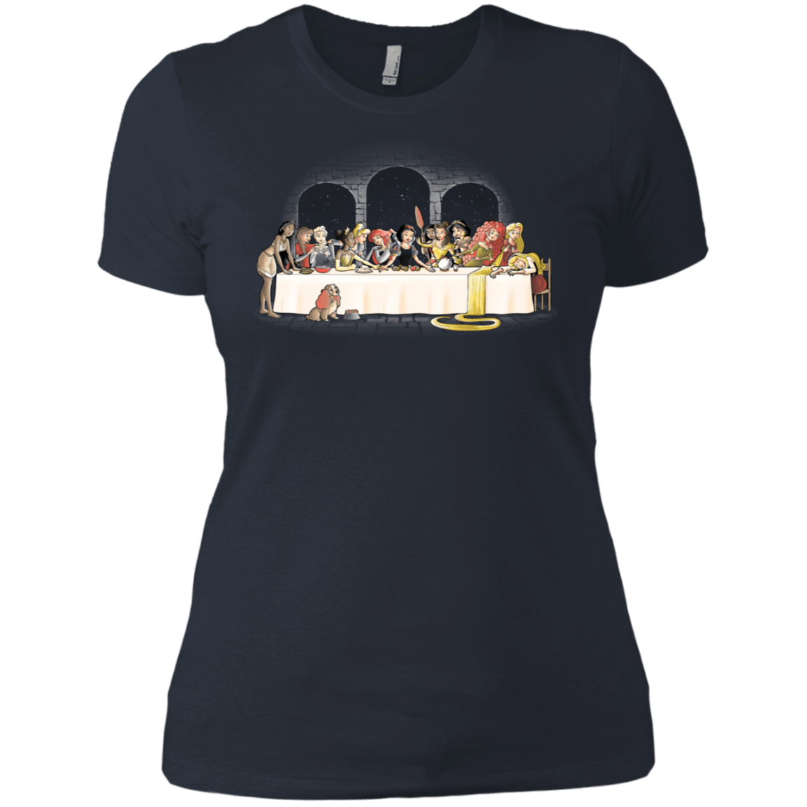 T-Shirts Indigo / X-Small Princess Dinner (2) Women's Premium T-Shirt