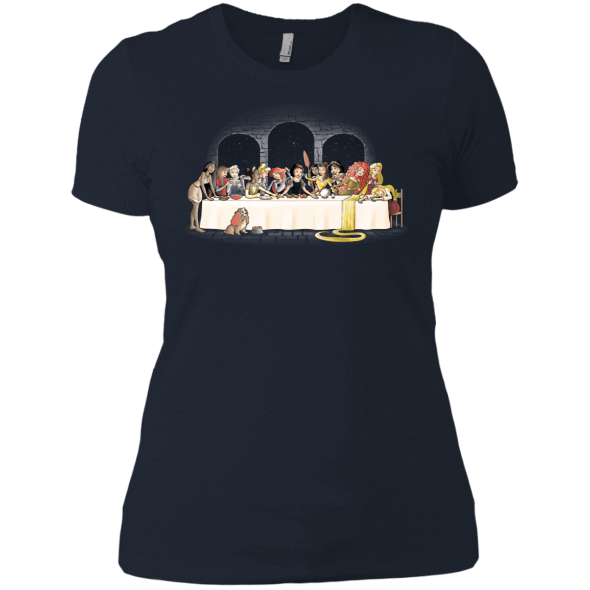 T-Shirts Midnight Navy / X-Small Princess Dinner (2) Women's Premium T-Shirt
