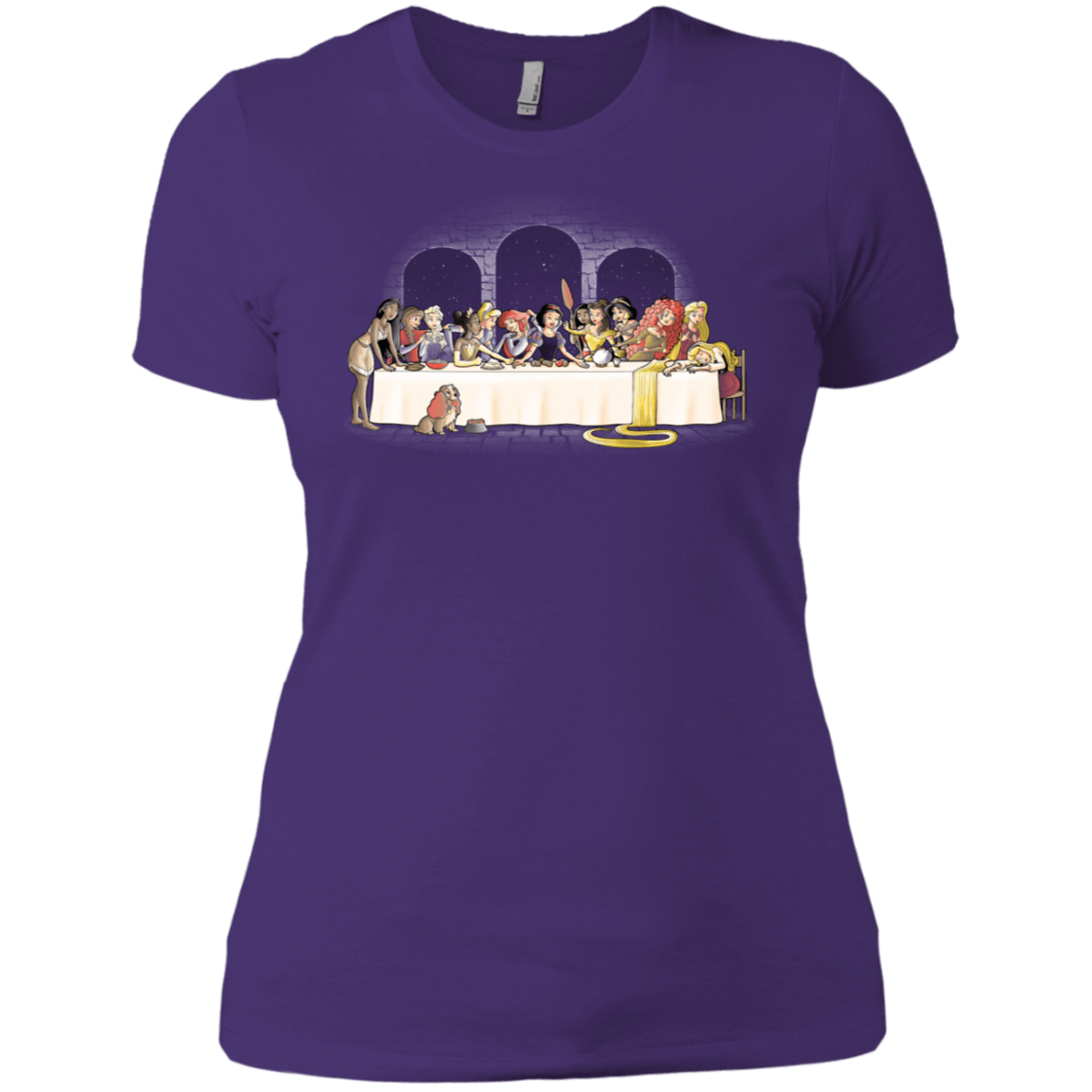 T-Shirts Purple Rush/ / X-Small Princess Dinner (2) Women's Premium T-Shirt