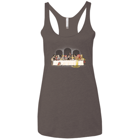 T-Shirts Macchiato / X-Small Princess Dinner (2) Women's Triblend Racerback Tank