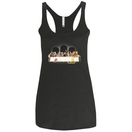 T-Shirts Vintage Black / X-Small Princess Dinner (2) Women's Triblend Racerback Tank