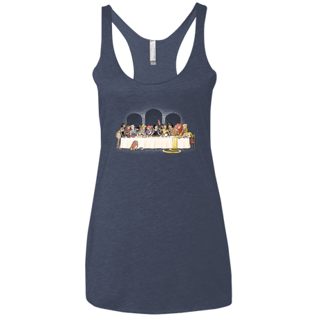 T-Shirts Vintage Navy / X-Small Princess Dinner (2) Women's Triblend Racerback Tank