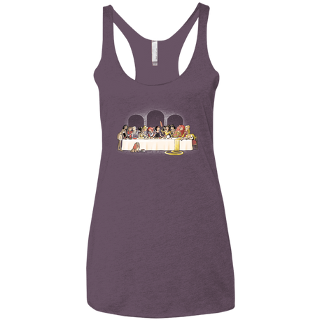 T-Shirts Vintage Purple / X-Small Princess Dinner (2) Women's Triblend Racerback Tank