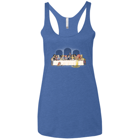 T-Shirts Vintage Royal / X-Small Princess Dinner (2) Women's Triblend Racerback Tank
