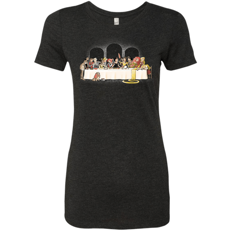 T-Shirts Vintage Black / S Princess Dinner (2) Women's Triblend T-Shirt