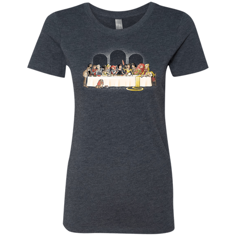 T-Shirts Vintage Navy / S Princess Dinner (2) Women's Triblend T-Shirt