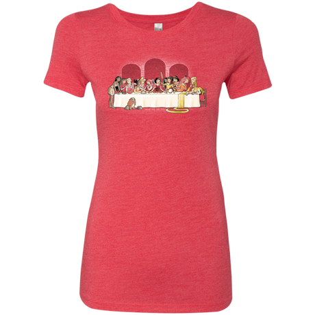 T-Shirts Vintage Red / S Princess Dinner (2) Women's Triblend T-Shirt