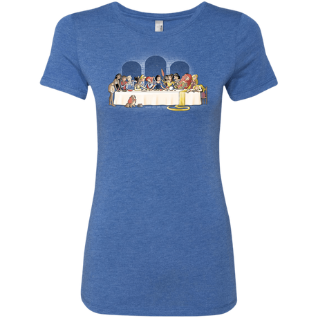 T-Shirts Vintage Royal / S Princess Dinner (2) Women's Triblend T-Shirt