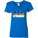 T-Shirts Royal / S Princess Dinner (2) Women's V-Neck T-Shirt