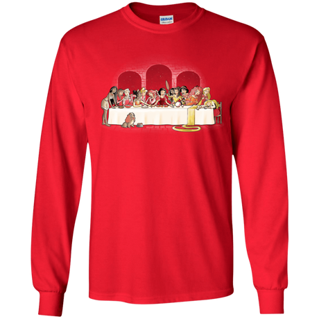 T-Shirts Red / YS Princess Dinner (2) Youth Long Sleeve T-Shirt