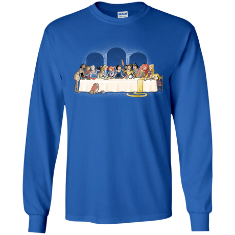 T-Shirts Royal / YS Princess Dinner (2) Youth Long Sleeve T-Shirt