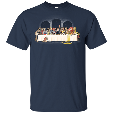 T-Shirts Navy / YXS Princess Dinner (2) Youth T-Shirt