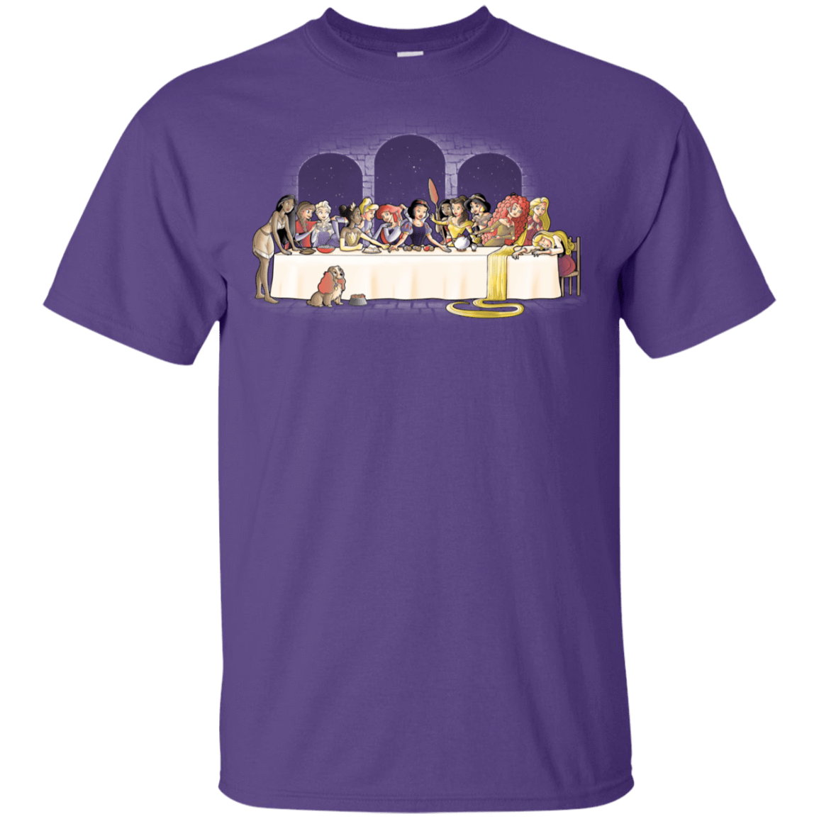 T-Shirts Purple / YXS Princess Dinner (2) Youth T-Shirt