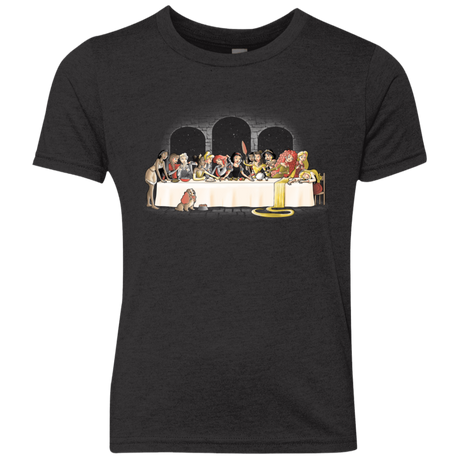 T-Shirts Vintage Black / YXS Princess Dinner (2) Youth Triblend T-Shirt