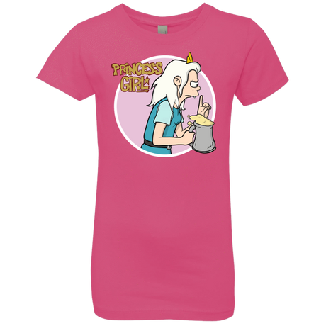 T-Shirts Hot Pink / YXS Princess Girl Girls Premium T-Shirt