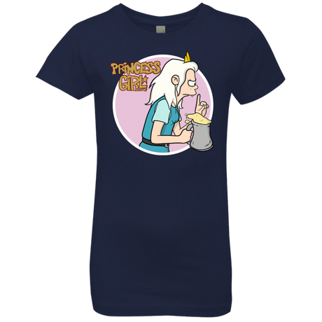 T-Shirts Midnight Navy / YXS Princess Girl Girls Premium T-Shirt