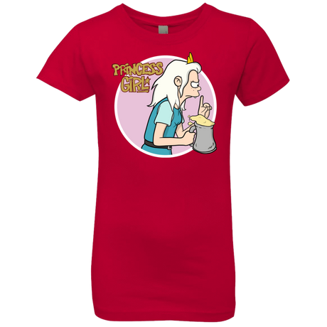 T-Shirts Red / YXS Princess Girl Girls Premium T-Shirt