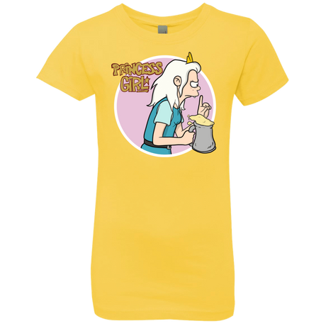 T-Shirts Vibrant Yellow / YXS Princess Girl Girls Premium T-Shirt