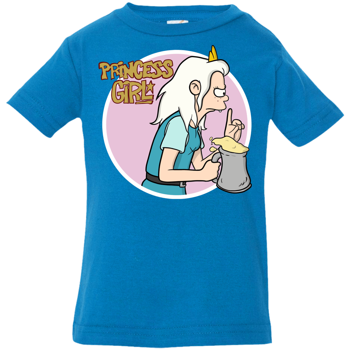 T-Shirts Cobalt / 6 Months Princess Girl Infant Premium T-Shirt
