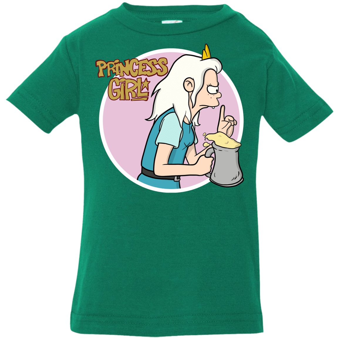 T-Shirts Kelly / 6 Months Princess Girl Infant Premium T-Shirt