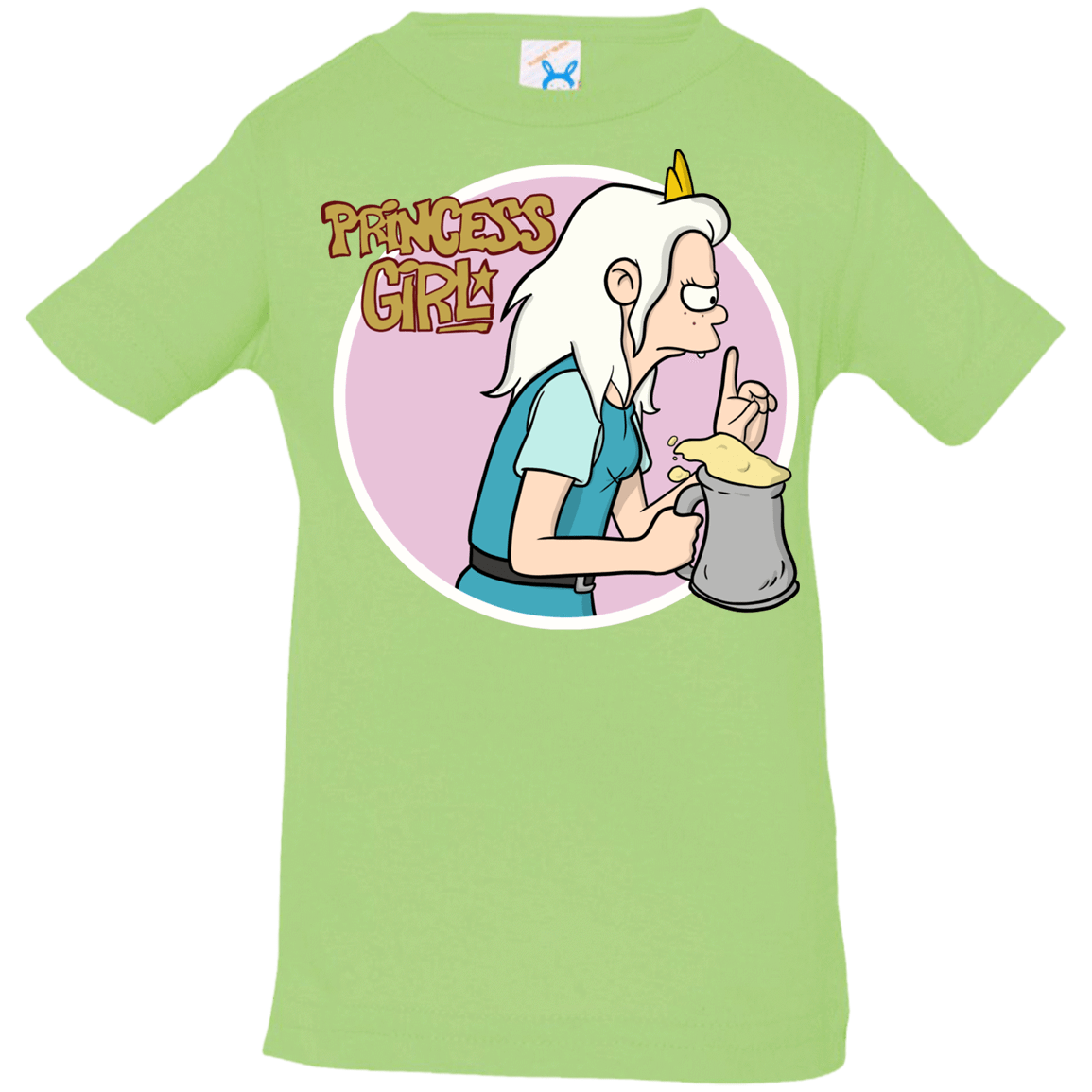 T-Shirts Key Lime / 6 Months Princess Girl Infant Premium T-Shirt