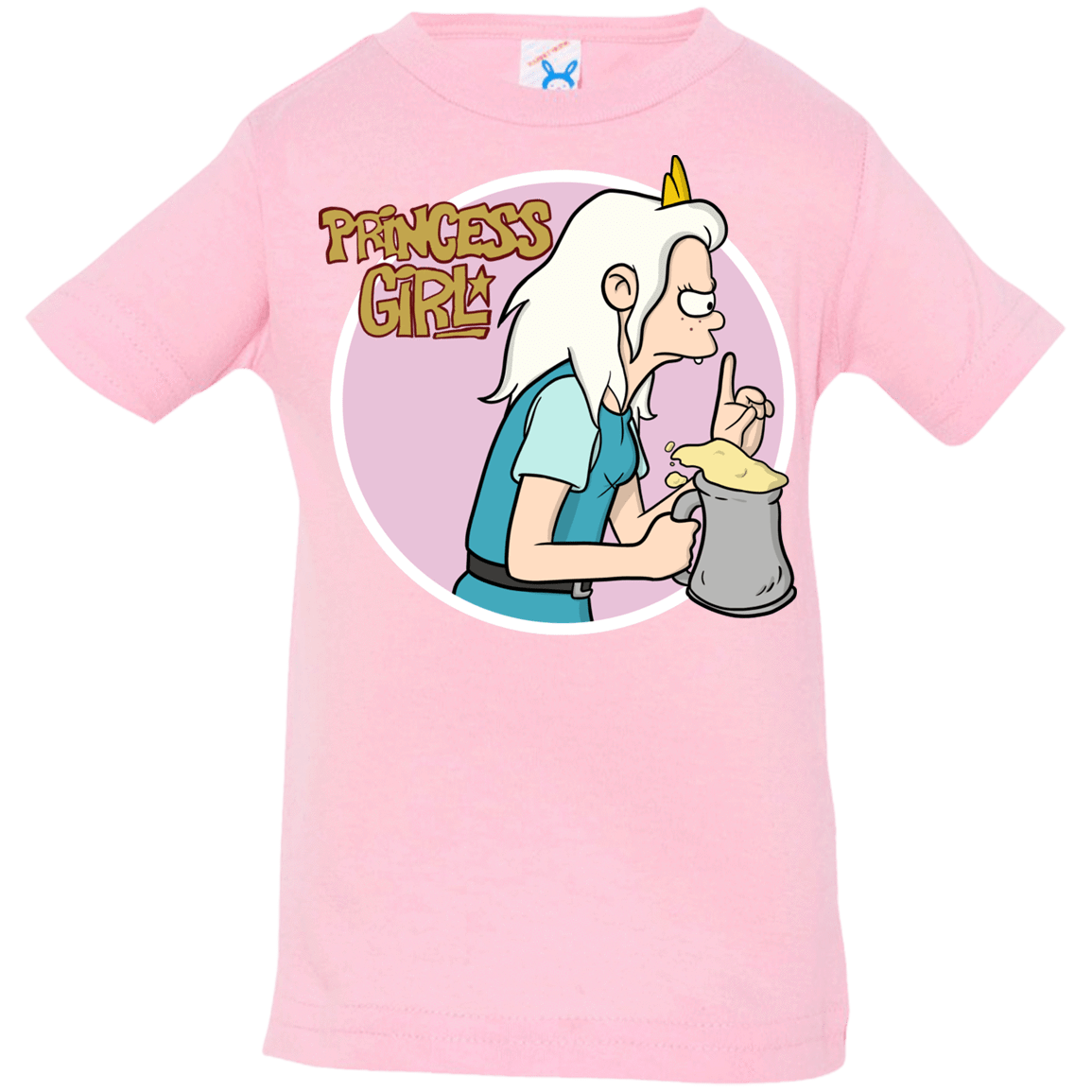 T-Shirts Pink / 6 Months Princess Girl Infant Premium T-Shirt
