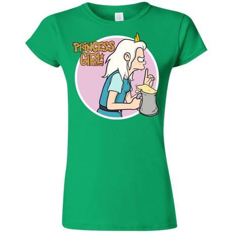 T-Shirts Irish Green / S Princess Girl Junior Slimmer-Fit T-Shirt