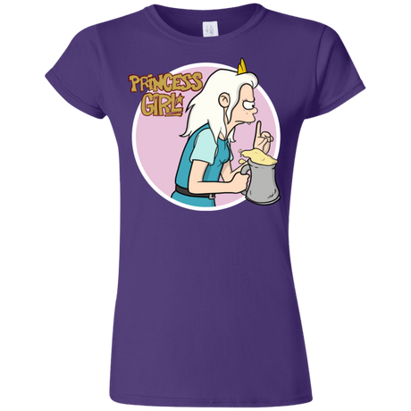 T-Shirts Purple / S Princess Girl Junior Slimmer-Fit T-Shirt