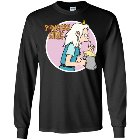 T-Shirts Black / S Princess Girl Men's Long Sleeve T-Shirt