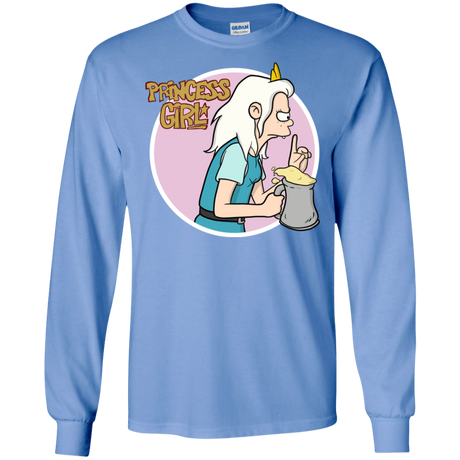 T-Shirts Carolina Blue / S Princess Girl Men's Long Sleeve T-Shirt