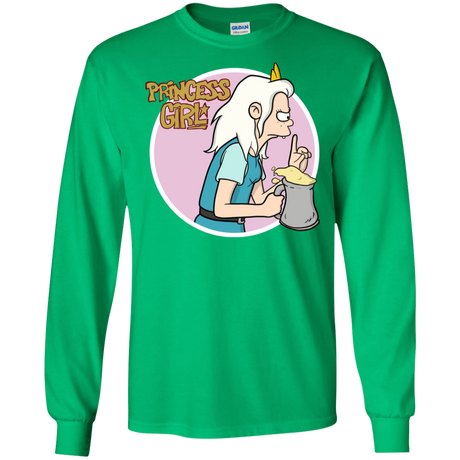 T-Shirts Irish Green / S Princess Girl Men's Long Sleeve T-Shirt