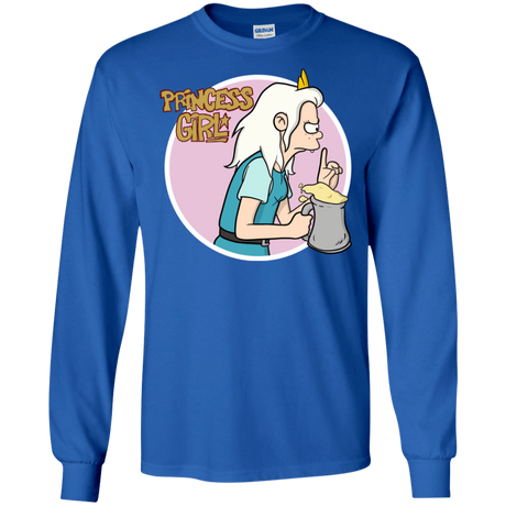 T-Shirts Royal / S Princess Girl Men's Long Sleeve T-Shirt