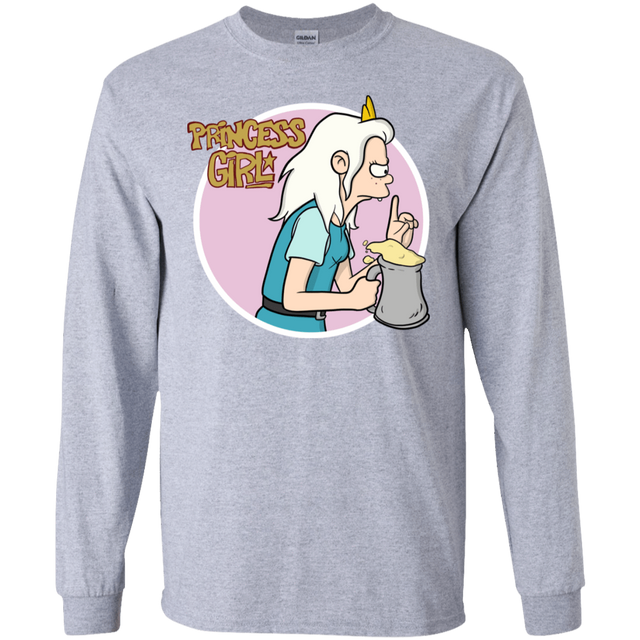 T-Shirts Sport Grey / S Princess Girl Men's Long Sleeve T-Shirt