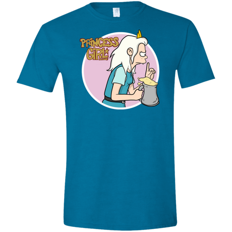 T-Shirts Antique Sapphire / S Princess Girl Men's Semi-Fitted Softstyle