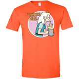 T-Shirts Orange / S Princess Girl Men's Semi-Fitted Softstyle