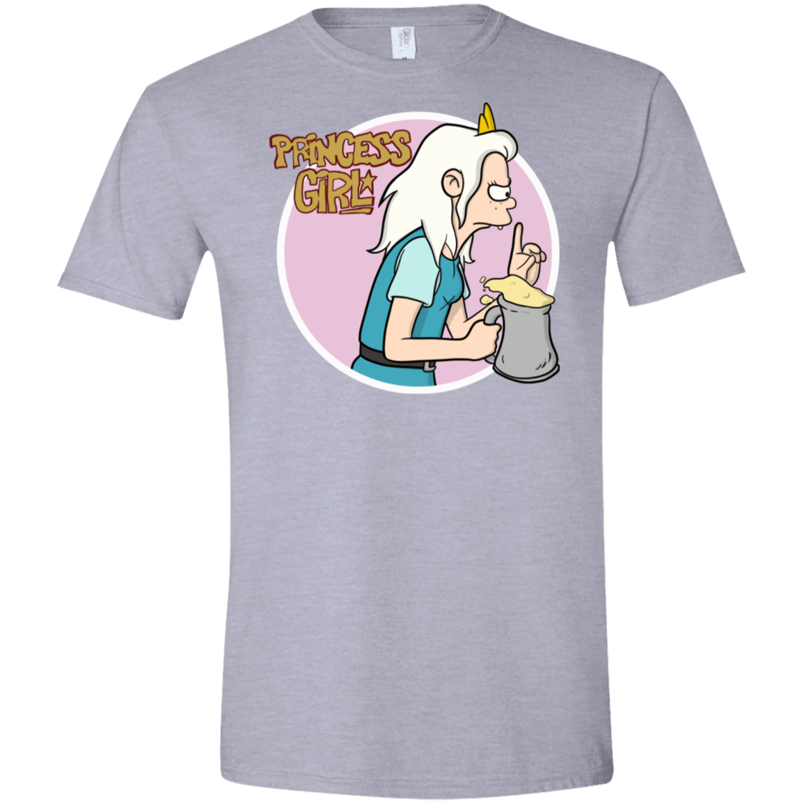 T-Shirts Sport Grey / X-Small Princess Girl Men's Semi-Fitted Softstyle