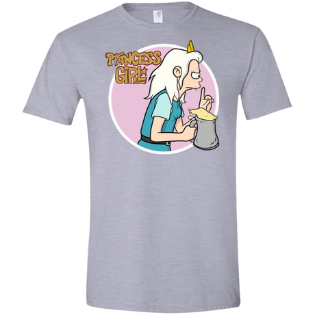 T-Shirts Sport Grey / X-Small Princess Girl Men's Semi-Fitted Softstyle