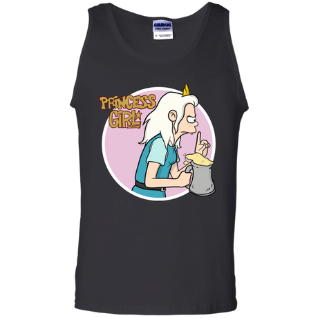 T-Shirts Black / S Princess Girl Men's Tank Top