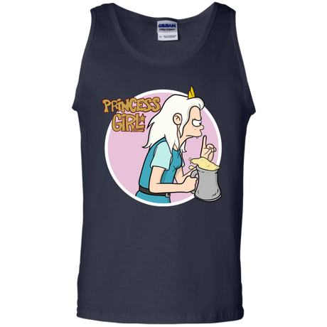 T-Shirts Navy / S Princess Girl Men's Tank Top