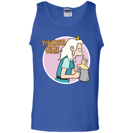 T-Shirts Royal / S Princess Girl Men's Tank Top