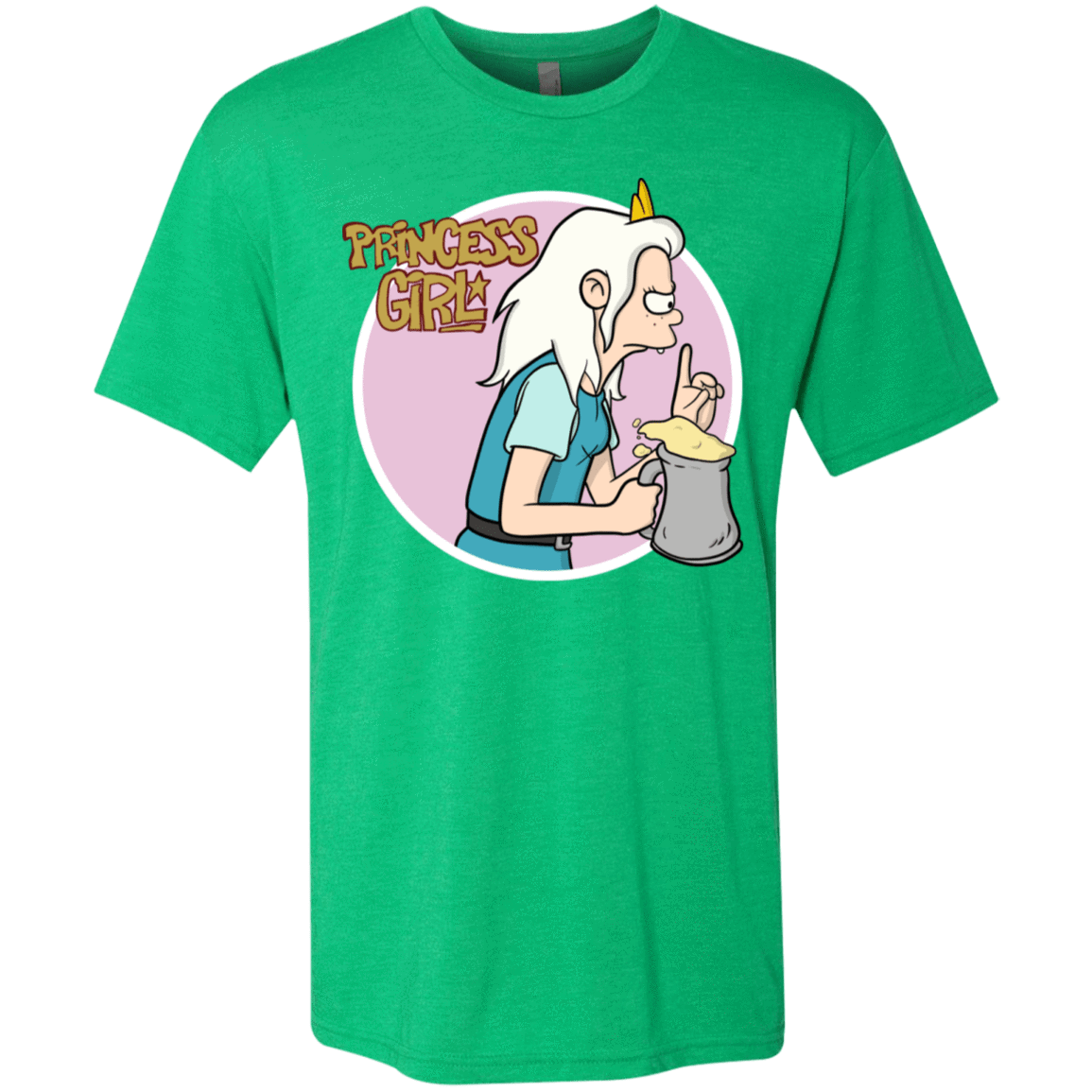 T-Shirts Envy / S Princess Girl Men's Triblend T-Shirt