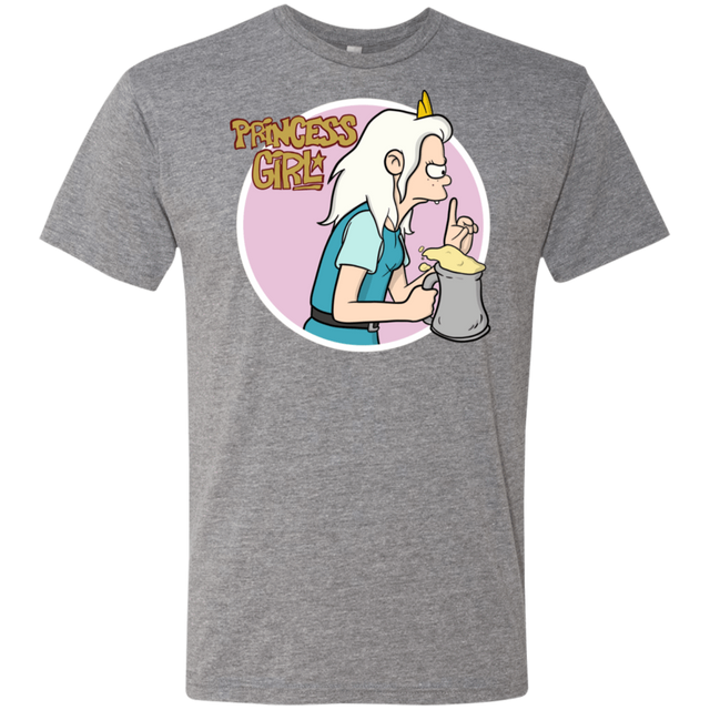 T-Shirts Premium Heather / S Princess Girl Men's Triblend T-Shirt