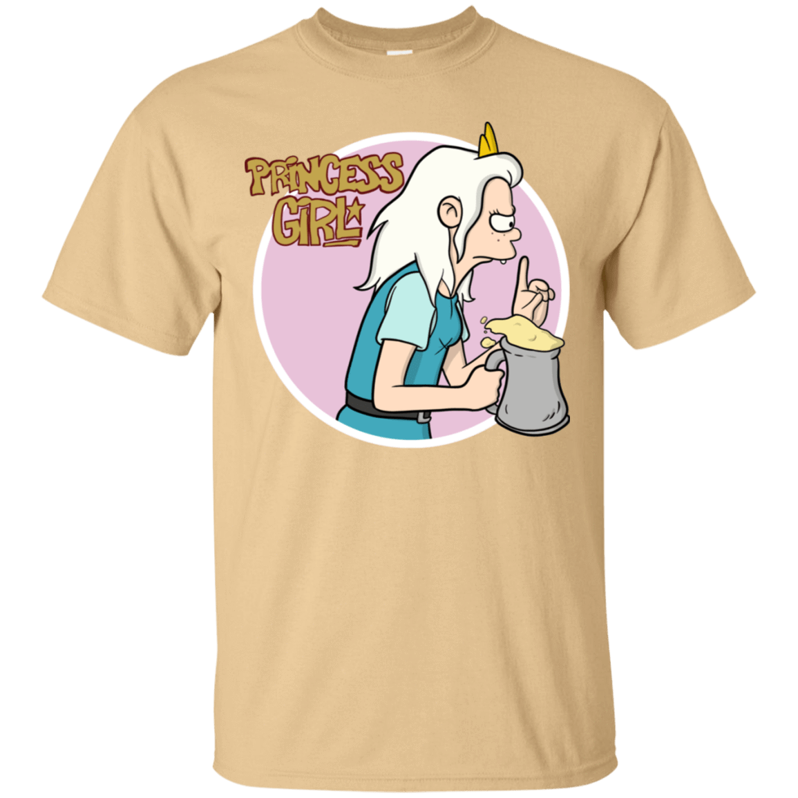 T-Shirts Vegas Gold / S Princess Girl T-Shirt
